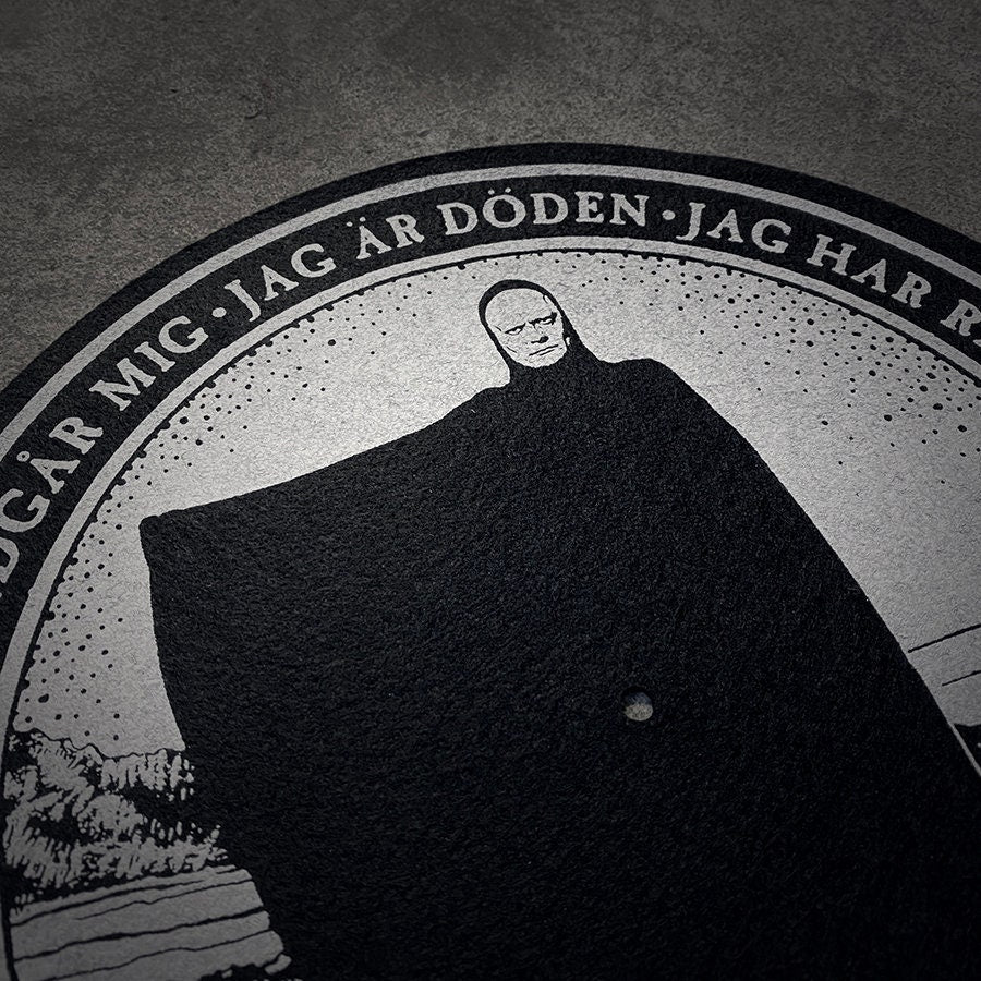 Death,  Jag är Döden, Seventh seal, Sjunde inseglet - TURNTABLE SLIPMAT