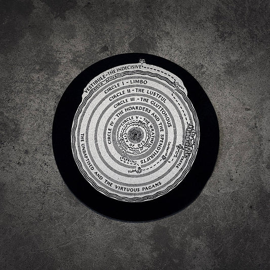 Inferno - Map of Upper Hell (Dante - The Divine Comedy) - TURNTABLE SLIPMAT