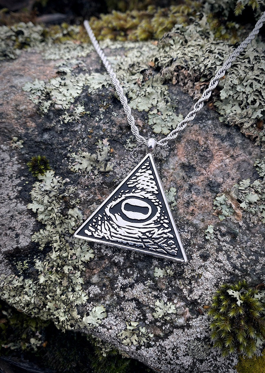 Goat eye, all seeing goat eye - NECKLACE