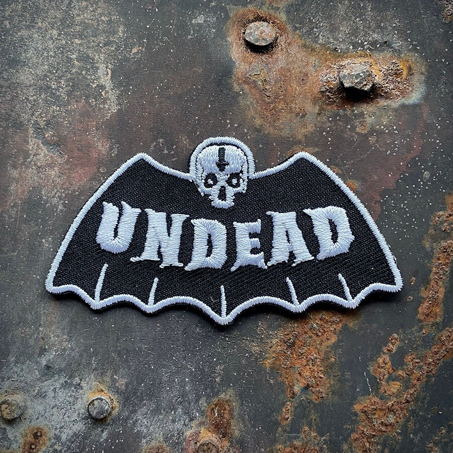 Undead, skull with bat wings - PATCH