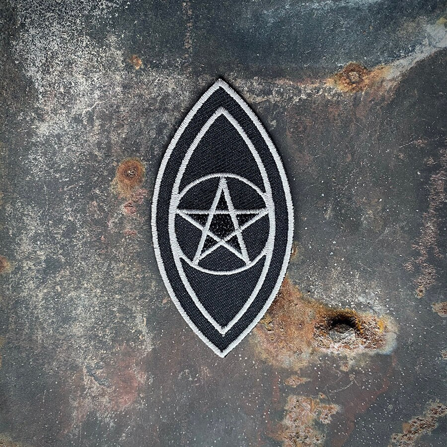 Eye of the pentacle, pentagram eye, wicca - PATCH