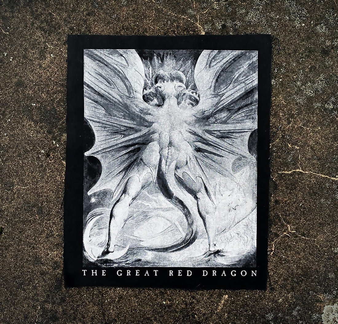 The Great Red Dragon by William Blake - BACKPATCH