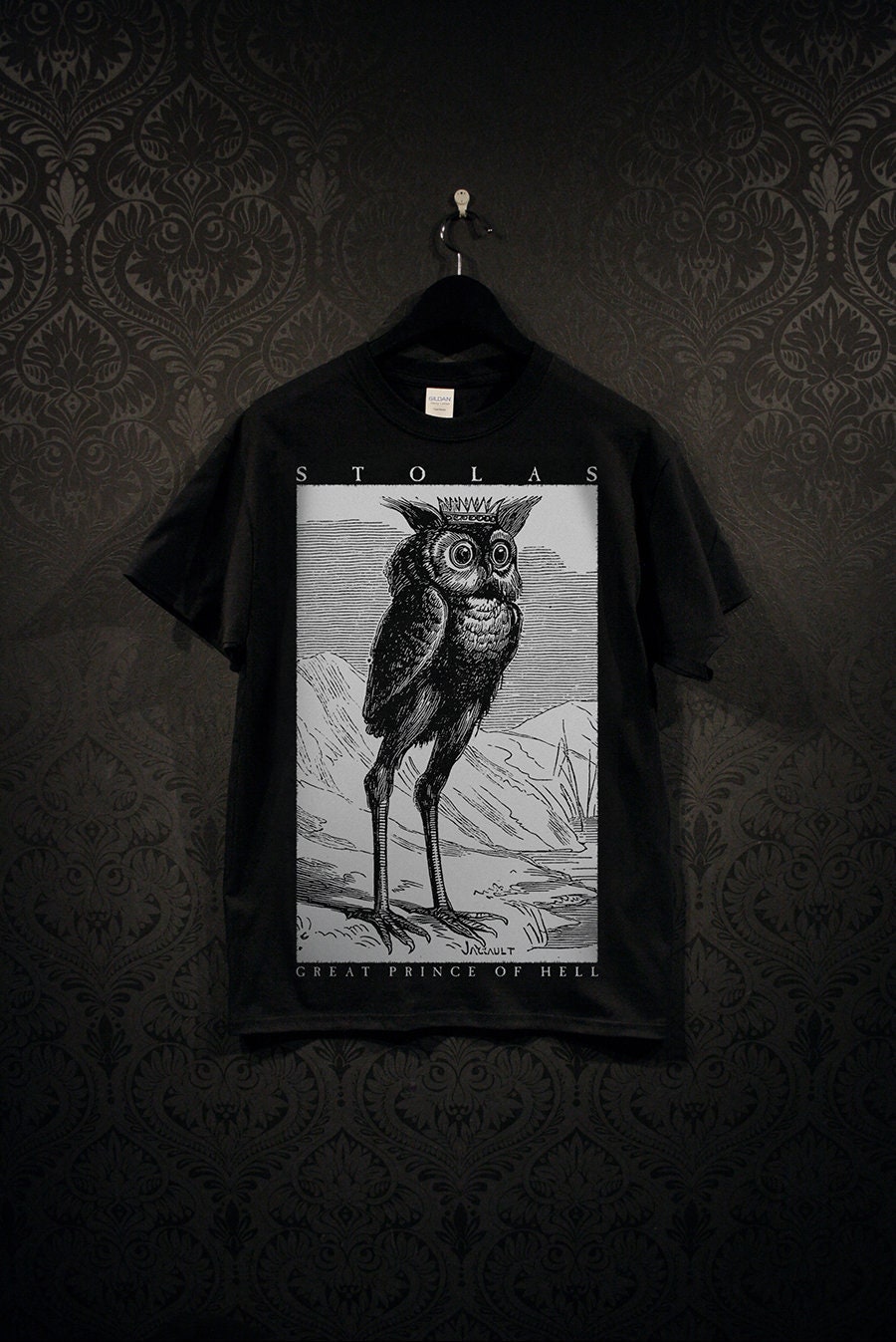 Stolas, Prince of Hell, Ars Goetia, demon - T-shirt