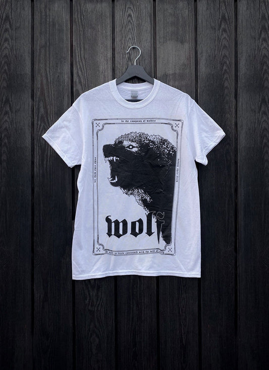 In the company of wolves, Wolf - WHITE T-shirt