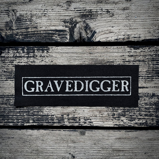 Gravedigger - screen printed PATCH