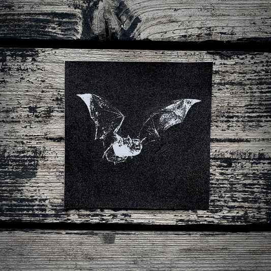 Bat in flight  - screen printed PATCH