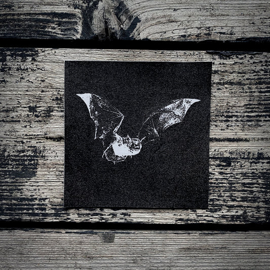 Bat in flight - screen printed PATCH