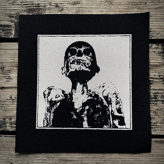 Mummy, mummified corpse - screen printed PATCH