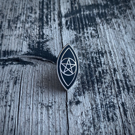 Eye of the pentacle, pentagram eye, wicca - PIN