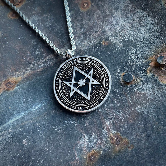 Hexagram Thelema, Crowley  - NECKLACE