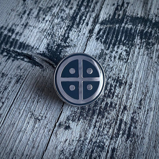 Earth symbol, native, Hopi and scandinavian petroglyph - PIN