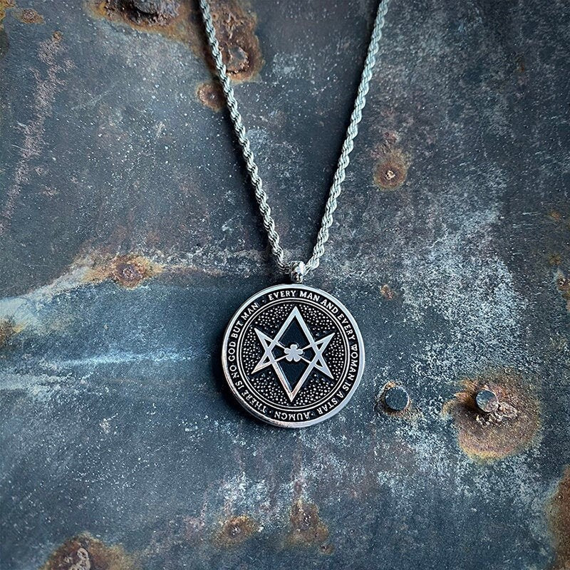 Hexagram Thelema, Crowley  - NECKLACE