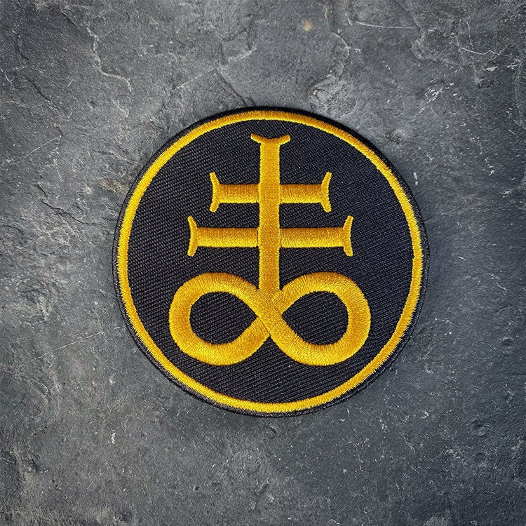 Leviathan cross, gold and black version - PATCH