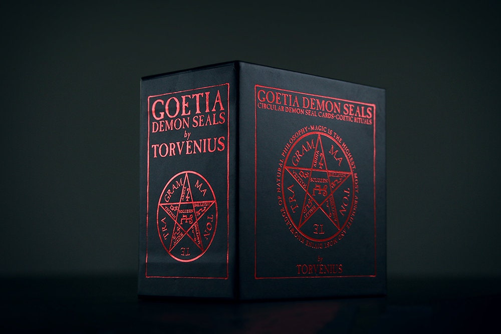 Ars Goetia Demons seals round cards by TORVENIUS - CARD DECK (limited edition)