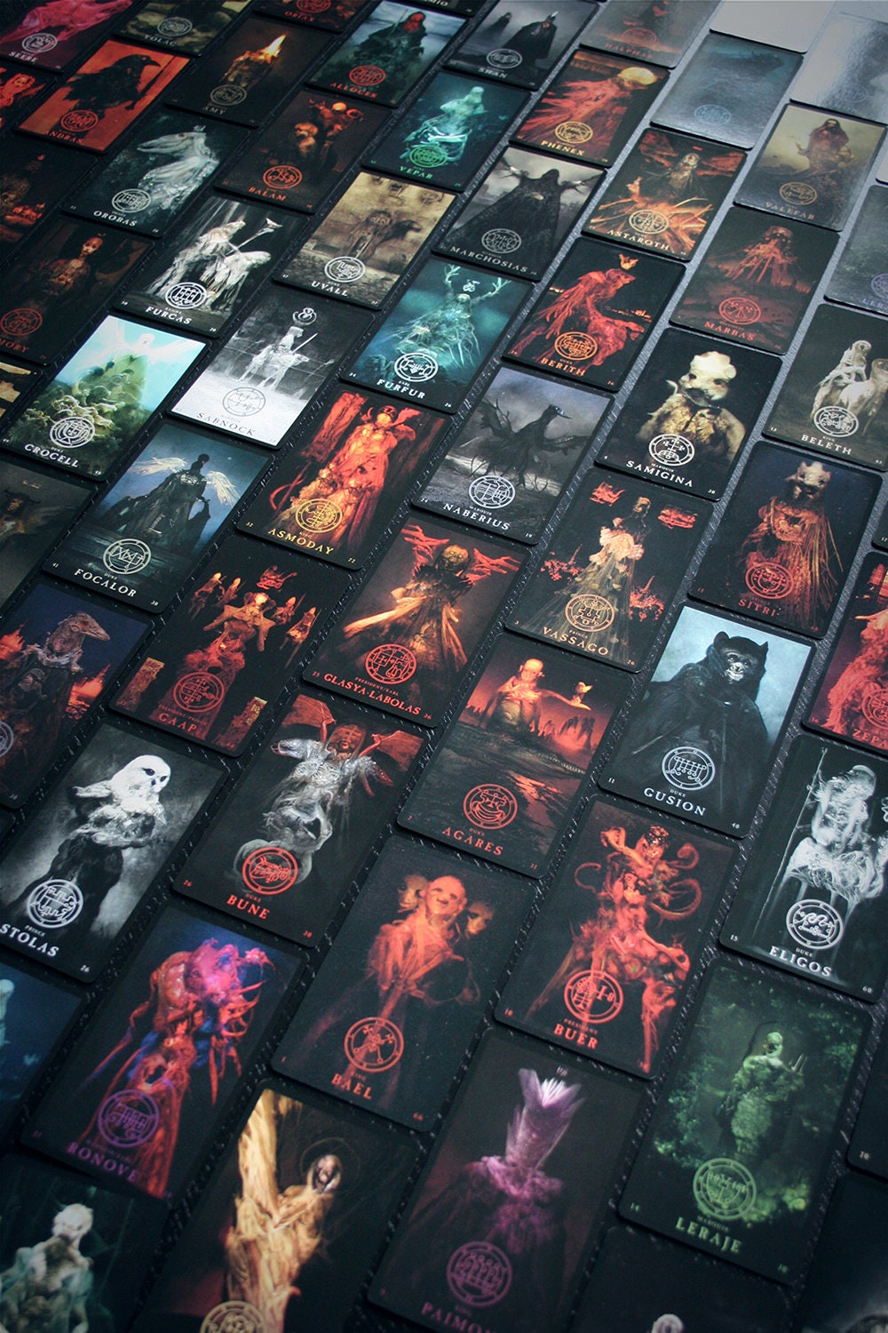 Ars Goetia Demons Cards by TORVENIUS - CARD DECK (limited edition)
