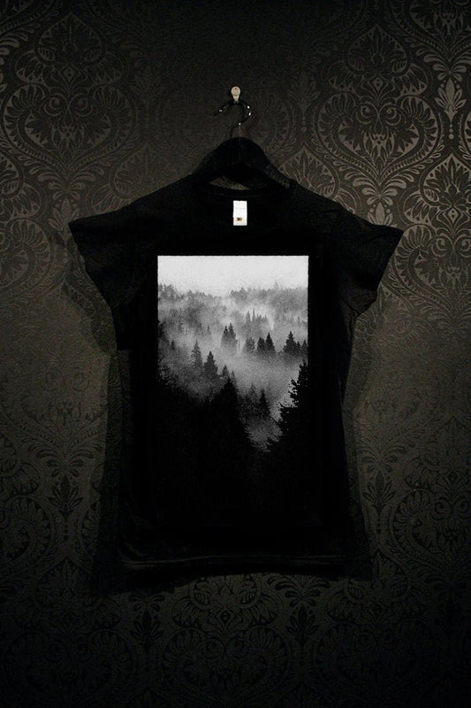 Dark forest  - T-shirt female fitted