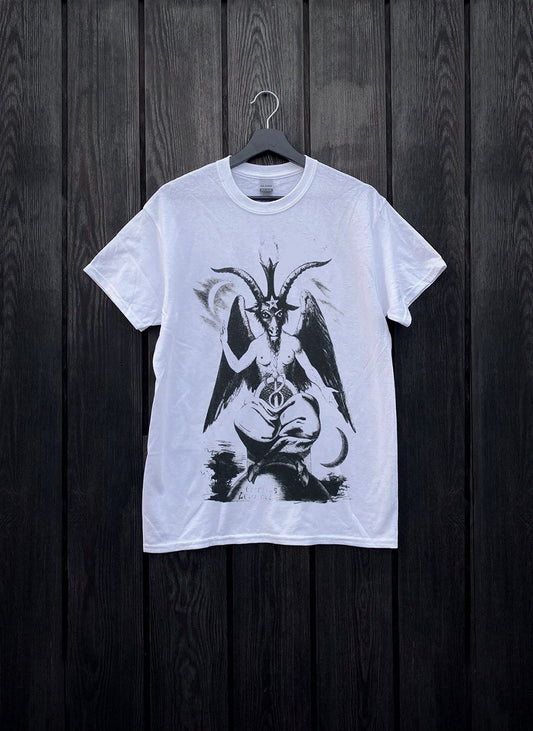 Baphomet, Eliphas Leví - WHITE T-shirt female fitted