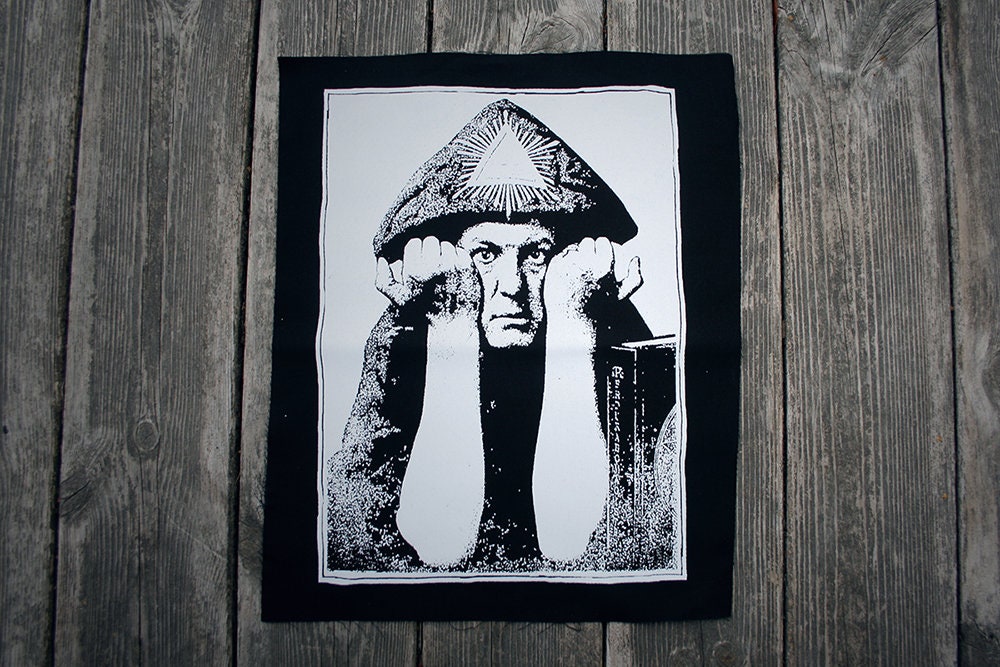 Aleister Crowley, the great beast - BACK PATCH