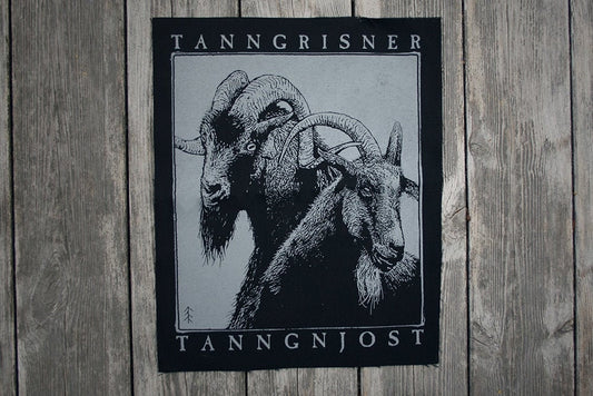 Tanngrisner and Tanngnjost, the goats of Thor - BACK PATCH