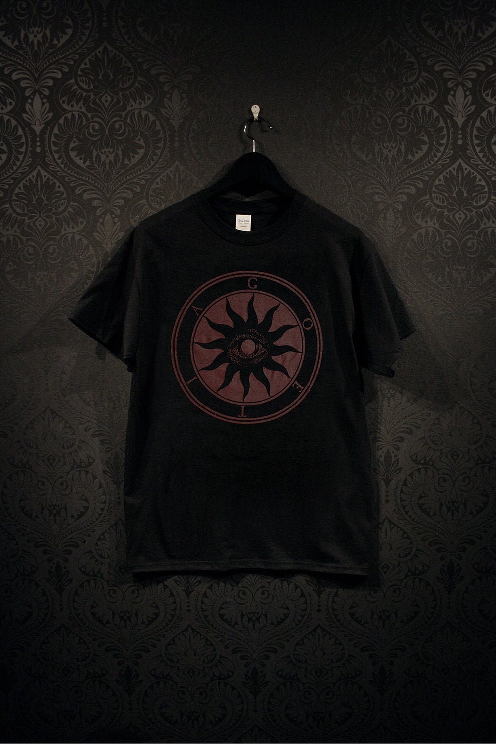 Black sun of the Goetia, All seeing demon eye - T-shirt