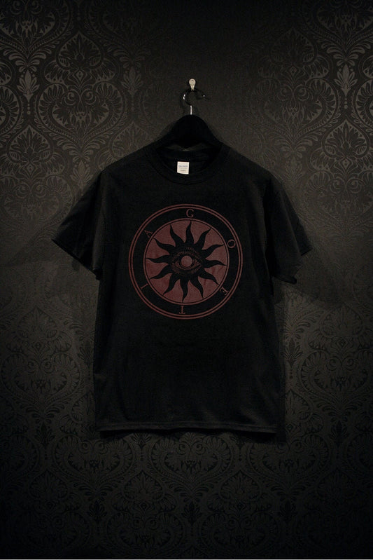 Black sun of the Goetia, All seeing demon eye - T-shirt