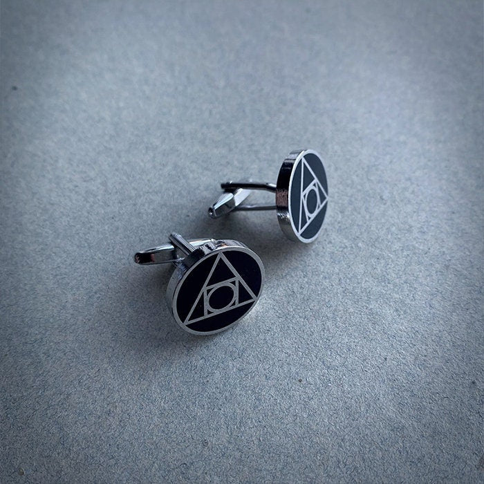 Philosophers stone, lapis philosophorum - Cufflinks