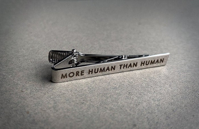 More human than human - tie clip