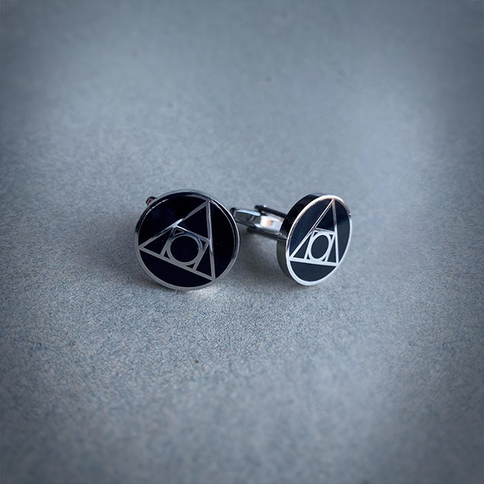 Philosophers stone, lapis philosophorum - Cufflinks