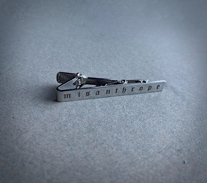 Misanthrope - tie clip