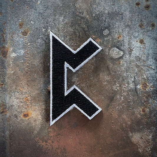 Perthro, elder futhark rune - PATCH