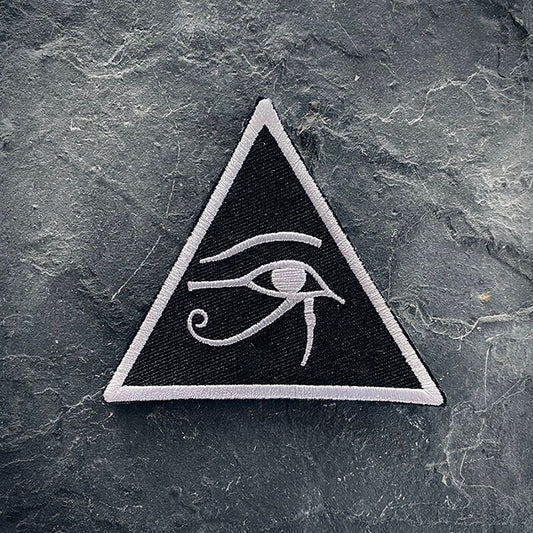 Udjat, eye of Horus, black version - PATCH