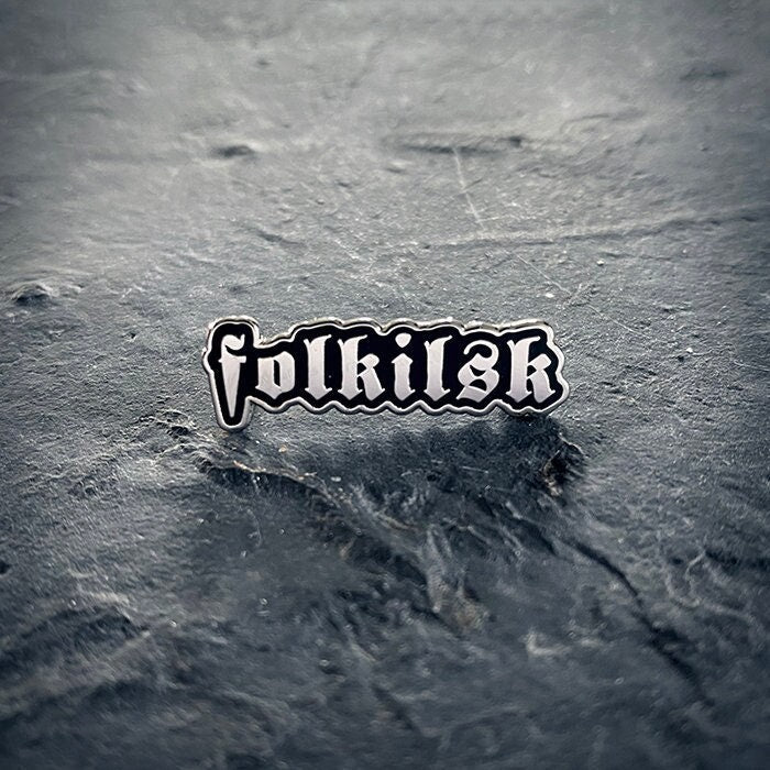 Folkilsk, text, misanthrope, embroidery version