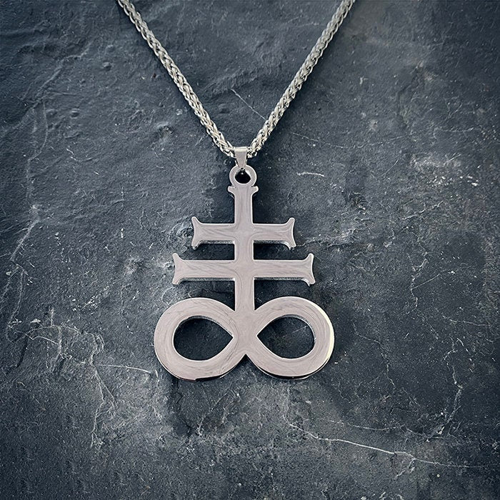 Leviathan cross, oversized shiny version - NECKLACE