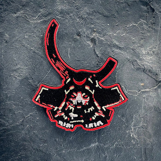 Samurai helmet, demon ronin, Kabuto - PATCH