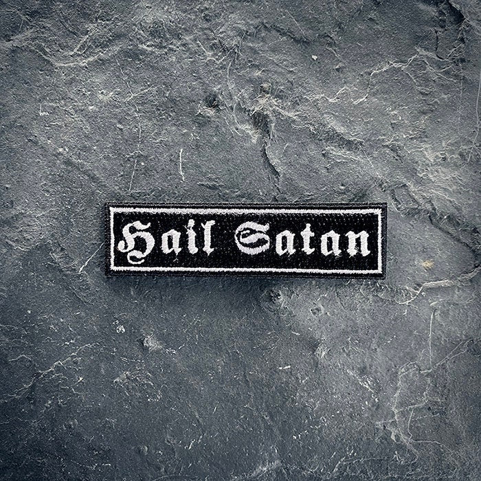 Hail Satan, embroidery version - PATCH