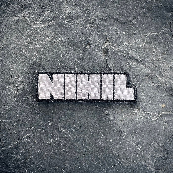 Nihil, embroidery version - PATCH