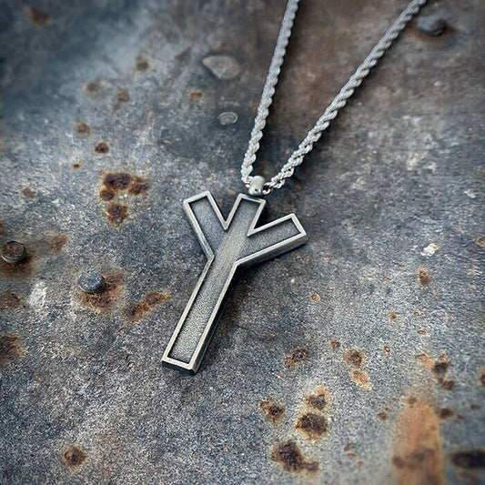 Algiz, AlgiR, elder futhark rune - NECKLACE