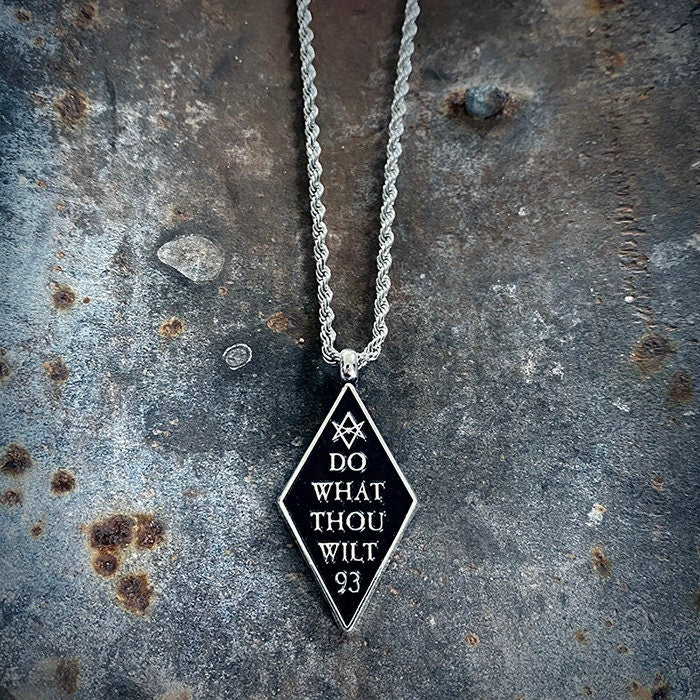 Do what thou wilt, 93, Thelema - NECKLACE