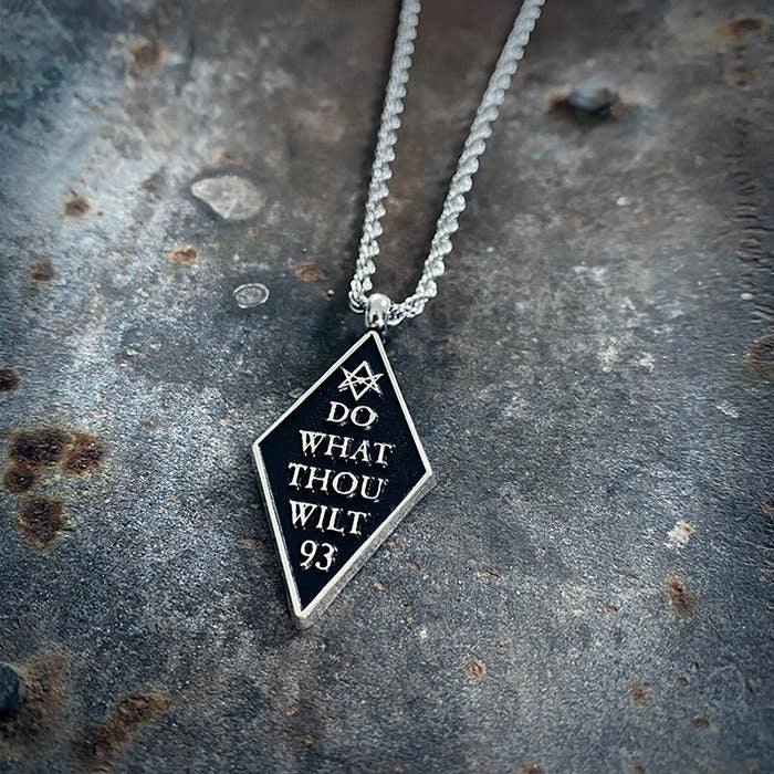 Do what thou wilt, 93, Thelema - NECKLACE