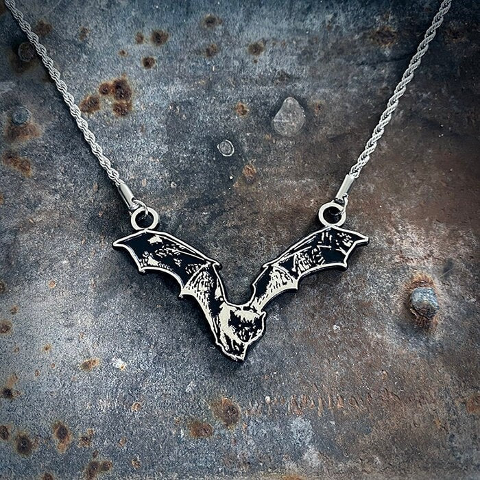 Flying bat, extra large version - NECKLACE