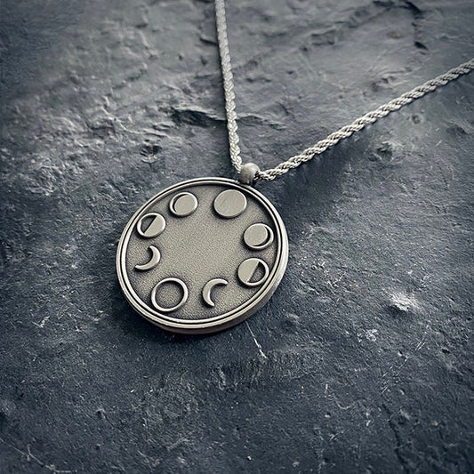 Moon phase, moon cycle - NECKLACE