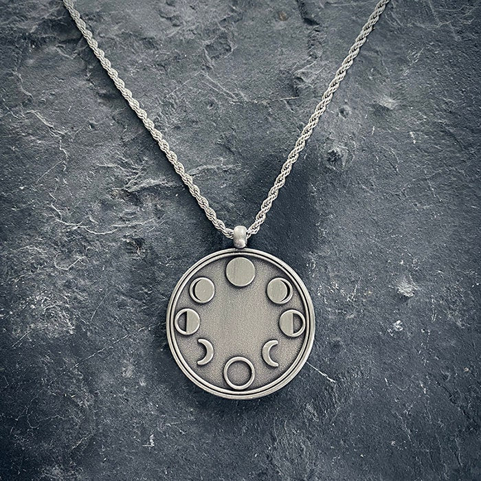 Moon phase, moon cycle - NECKLACE