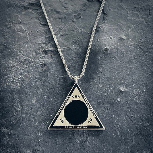 The triangle of the art, the Triangle of Solomon - NECKLACE